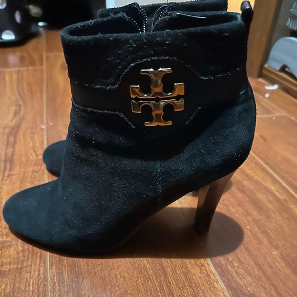 Tory Burch Shoes - Tory Burch Suede black ankle boots